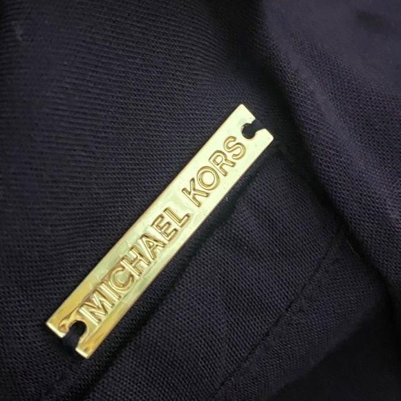 Michael Kors navy blue rayon lightweight zippered jogger pant. Sz.8 - Picture 14 of 15